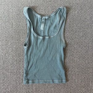 SKIMS Kyanite Cotton Ribbed Tank Top